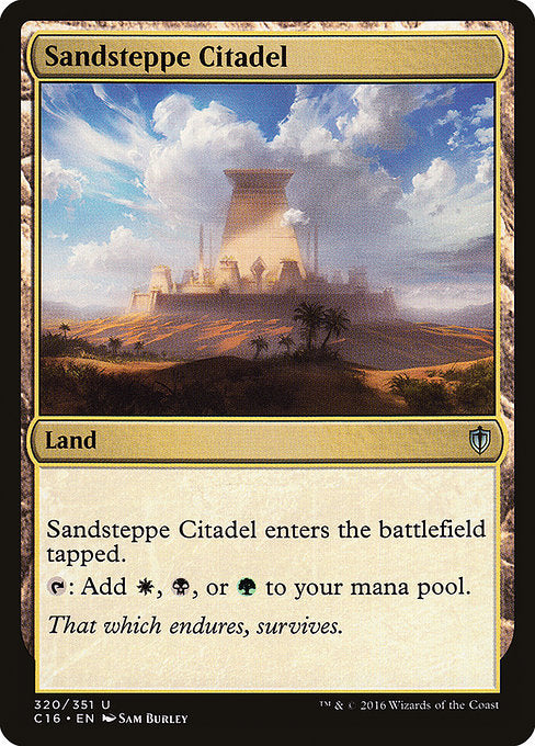 Sandsteppe Citadel (320) [Commander 2016]