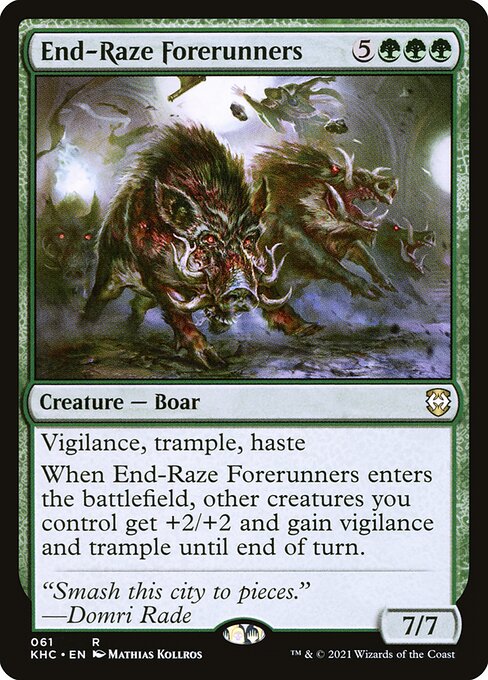 End-Raze Forerunners (61) [Kaldheim Commander]