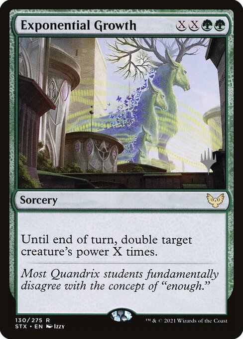 Exponential Growth (130p) [Strixhaven: School of Mages Promos]