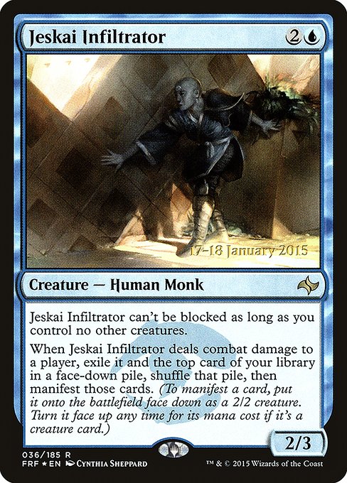 Jeskai Infiltrator (36s) [Fate Reforged Promos]