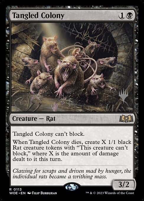 Tangled Colony (113p) [Wilds of Eldraine Promos]