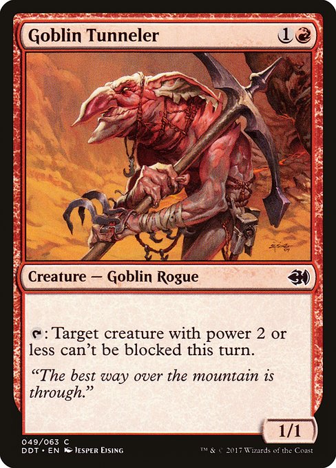 Goblin Tunneler (49) [Duel Decks: Merfolk vs. Goblins]