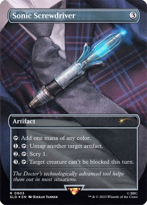 Sonic Screwdriver (803) [Secret Lair Drop]