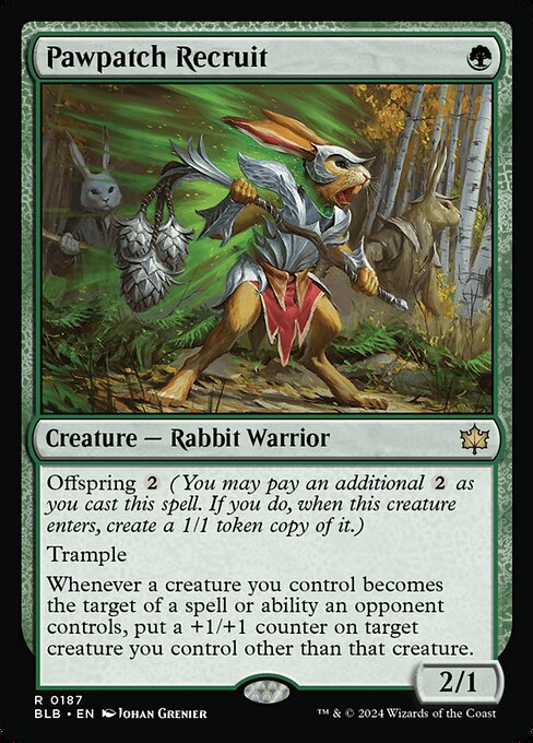 Pawpatch Recruit (187) [Bloomburrow]