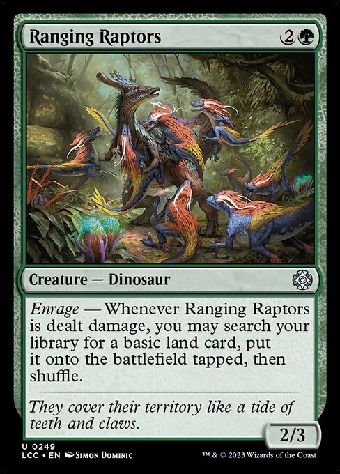 Ranging Raptors (249) [The Lost Caverns of Ixalan Commander]