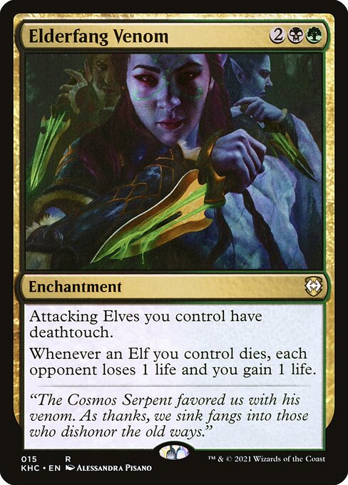 Elderfang Venom (15) [Kaldheim Commander]