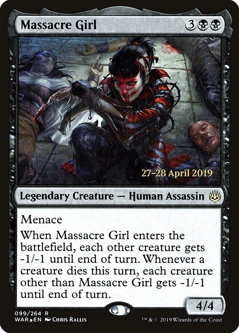 Massacre Girl (99s) [War of the Spark Promos]