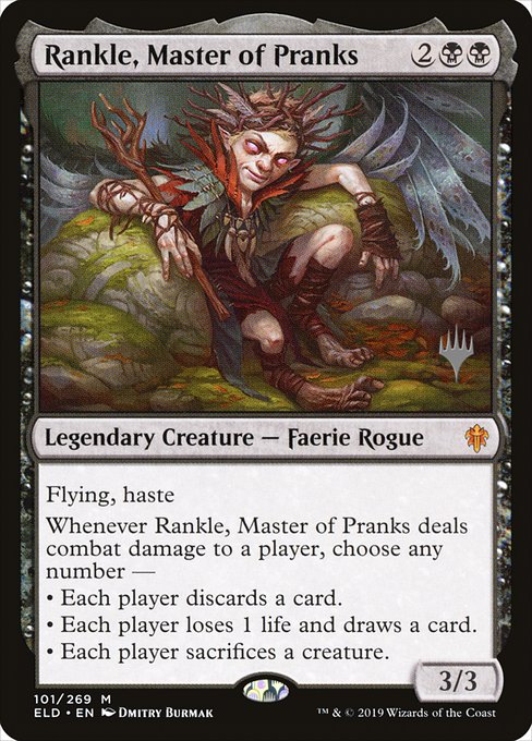 Rankle, Master of Pranks (101p) [Throne of Eldraine Promos]