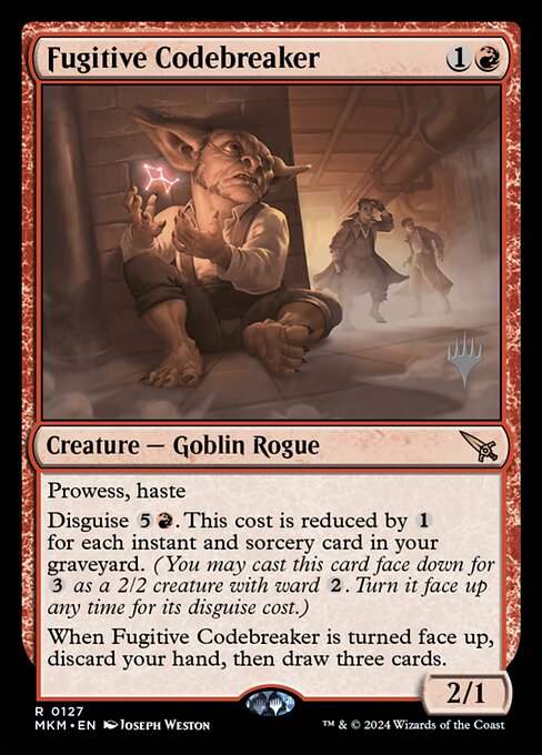 Fugitive Codebreaker (127p) [Murders at Karlov Manor Promos]