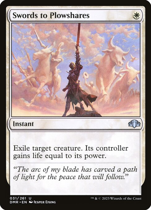 Swords to Plowshares (31) [Dominaria Remastered]