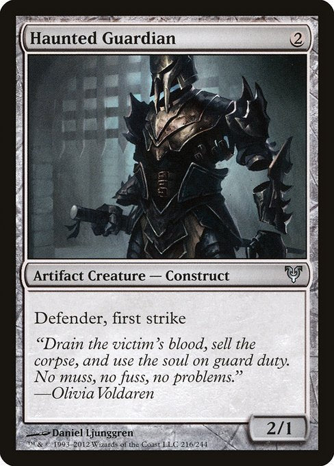 Haunted Guardian (216) [Avacyn Restored]