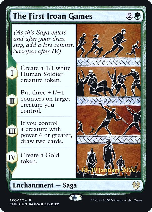 The First Iroan Games (170s) [Theros Beyond Death Promos]