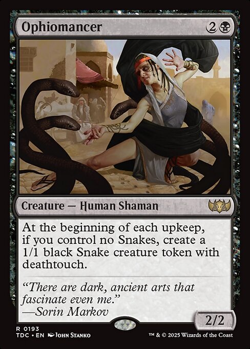 Ophiomancer (193) [Tarkir: Dragonstorm Commander]