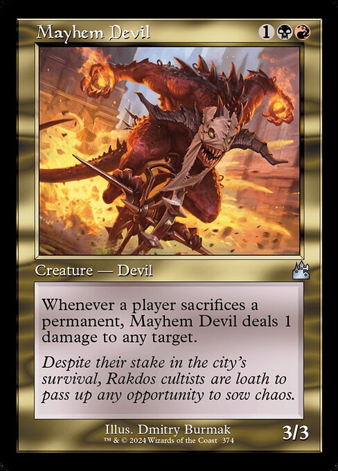 Mayhem Devil (374) [Ravnica Remastered]
