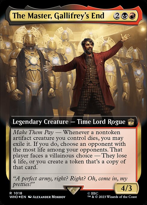 The Master, Gallifrey's End (1018) [Doctor Who] [Extended Art]