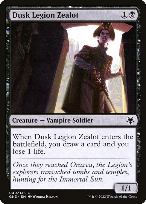 Dusk Legion Zealot (49) [Game Night: Free-for-All]
