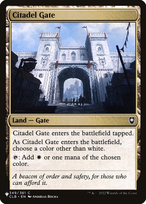 Citadel Gate (CLB-349) [The List]