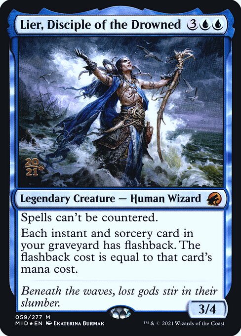 Lier, Disciple of the Drowned (59s) [Innistrad: Midnight Hunt Promos]