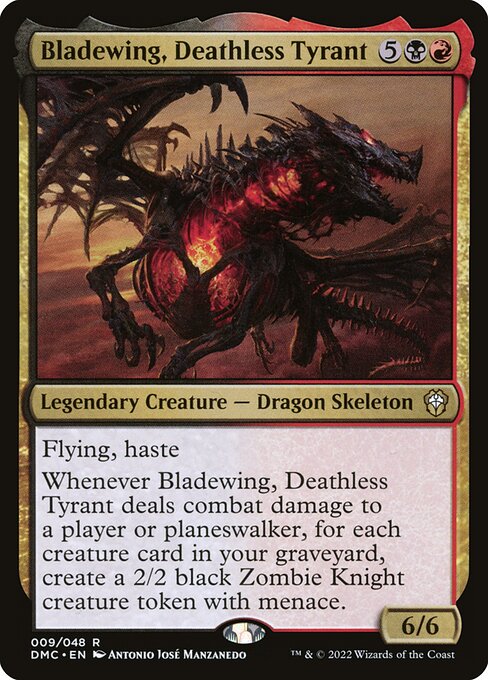 Bladewing, Deathless Tyrant (9) [Dominaria United Commander]