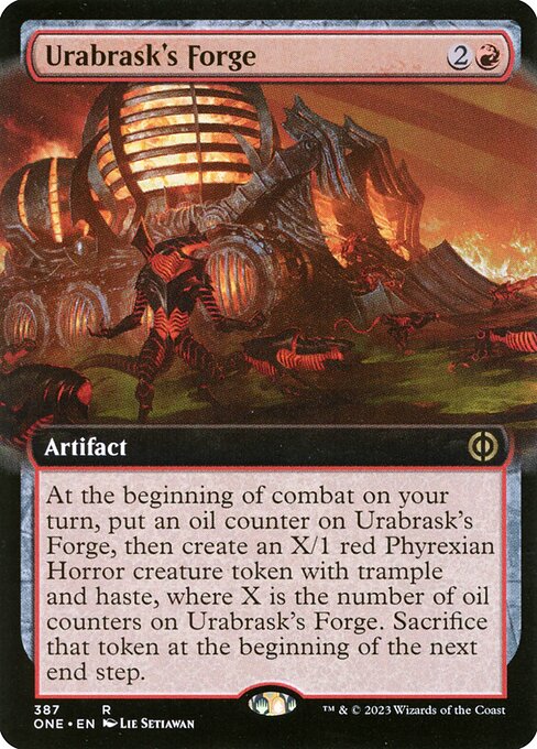 Urabrask's Forge (387) [Phyrexia: All Will Be One] [Extended Art]
