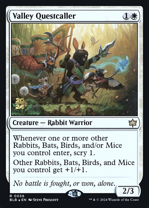 Valley Questcaller (36s) [Bloomburrow Promos]