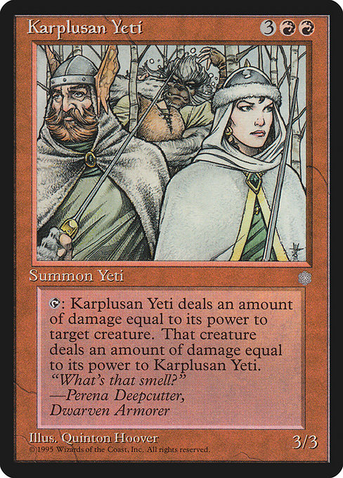 Karplusan Yeti (197) [Ice Age]