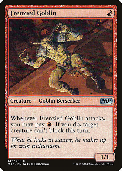 Frenzied Goblin (142) [Magic 2015]