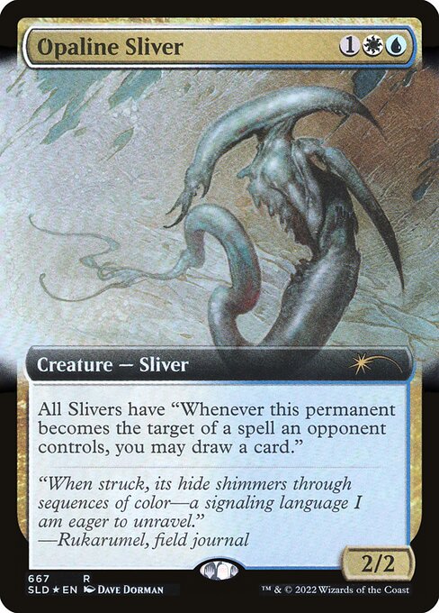 Opaline Sliver (667) [Secret Lair Drop] [Extended Art]