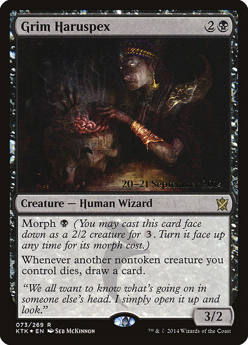 Grim Haruspex (73s) [Khans of Tarkir Promos]