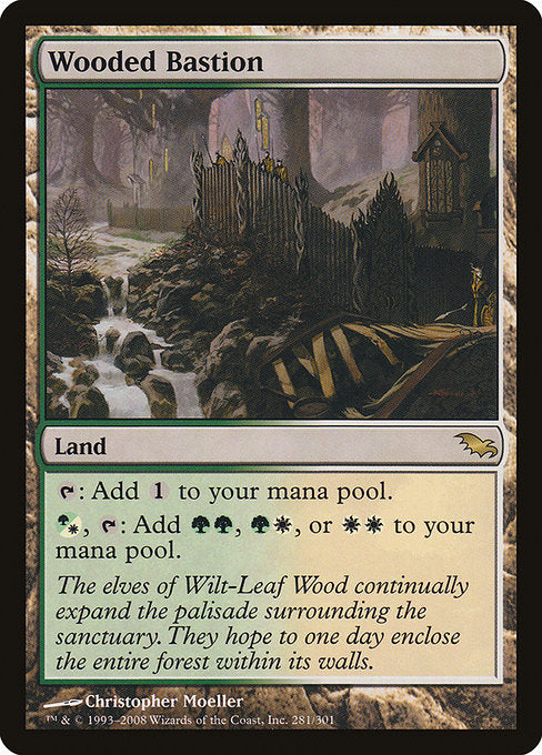 Wooded Bastion (281) [Shadowmoor]
