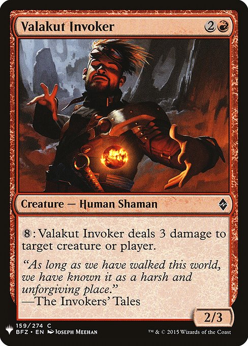 Valakut Invoker (BFZ-159) [The List]