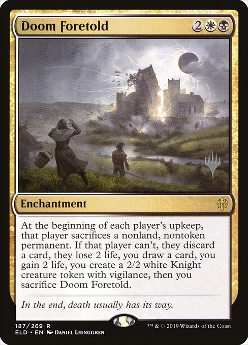Doom Foretold (187p) [Throne of Eldraine Promos]