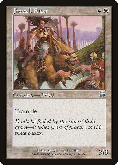 Jhovall Rider (26) [Mercadian Masques]