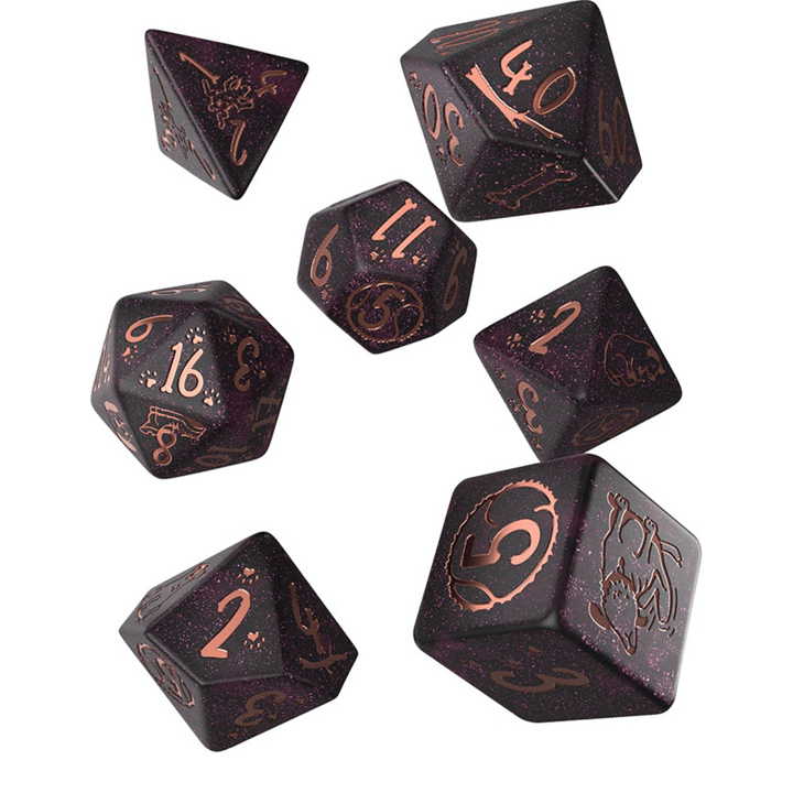 Dogs Dice Luna 7 Piece RPG Set image 0
