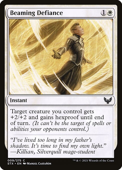 Beaming Defiance (9) [Strixhaven: School of Mages]