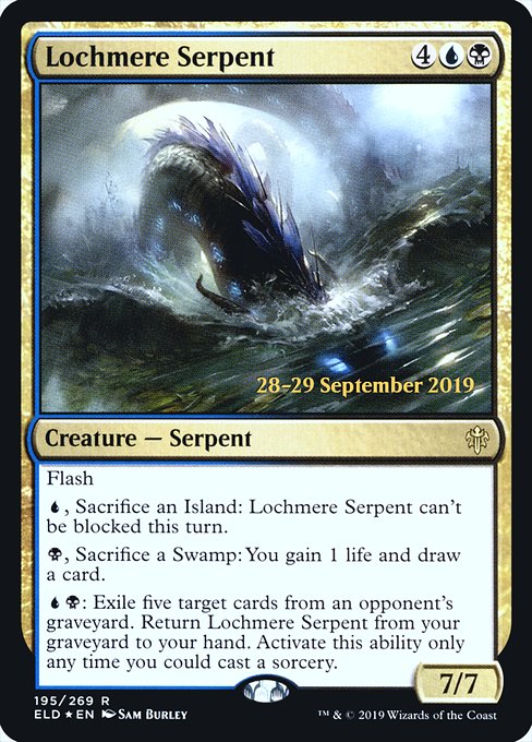 Lochmere Serpent (195s) [Throne of Eldraine Promos]