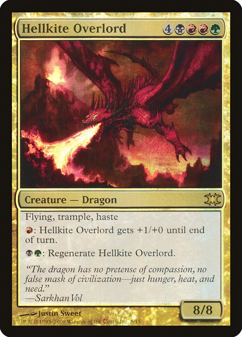 Hellkite Overlord (8) [From the Vault: Dragons]