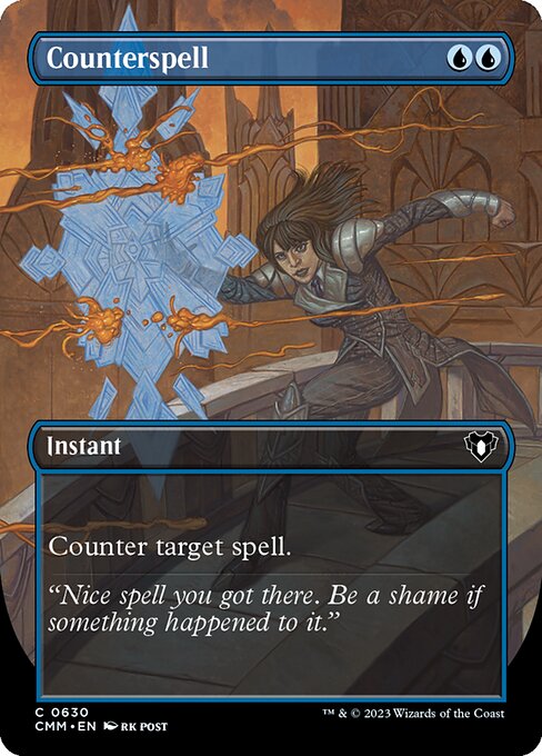 Counterspell (630) [Commander Masters] [Borderless]