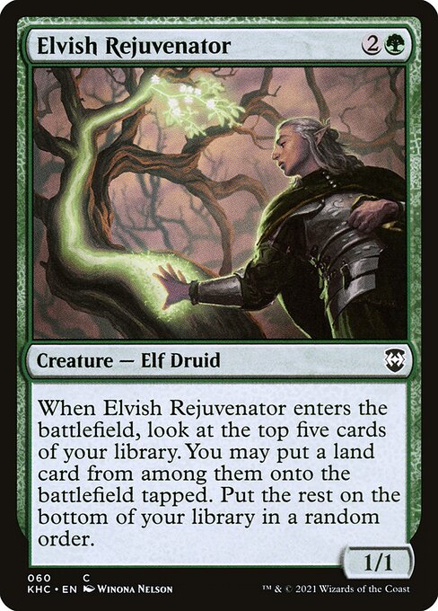 Elvish Rejuvenator (60) [Kaldheim Commander]