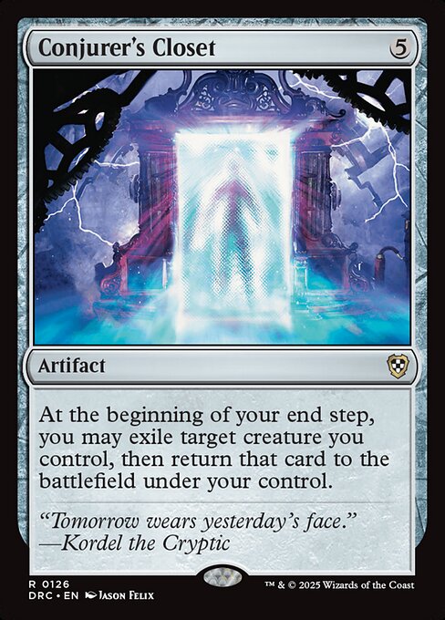 Conjurer's Closet (126) [Aetherdrift Commander]