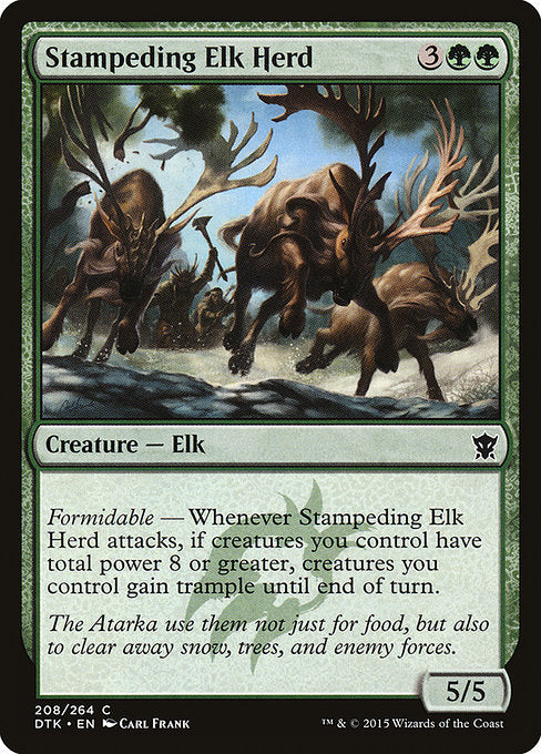 Stampeding Elk Herd (208) [Dragons of Tarkir]