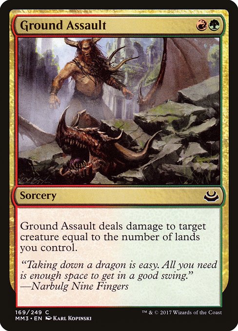 Ground Assault (169) [Modern Masters 2017]