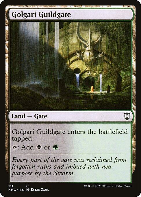 Golgari Guildgate (111) [Kaldheim Commander]