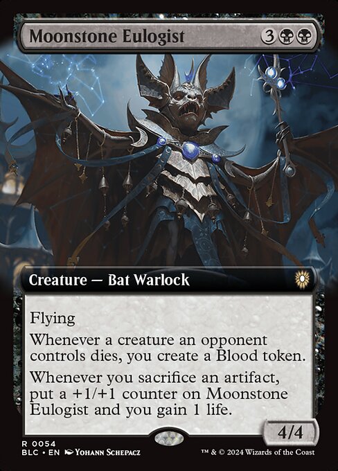 Moonstone Eulogist (54) [Bloomburrow Commander]