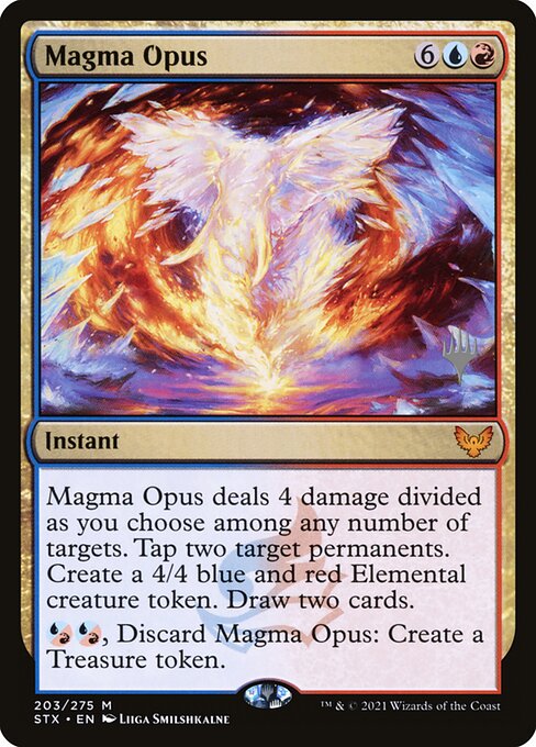 Magma Opus (203p) [Strixhaven: School of Mages Promos]
