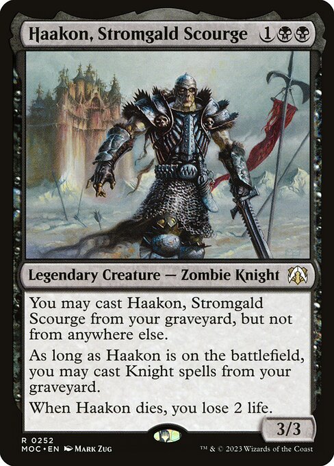 Haakon, Stromgald Scourge (252) [March of the Machine Commander]