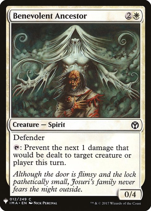Benevolent Ancestor (IMA-12) [The List]