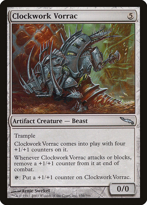 Clockwork Vorrac (156) [Mirrodin]