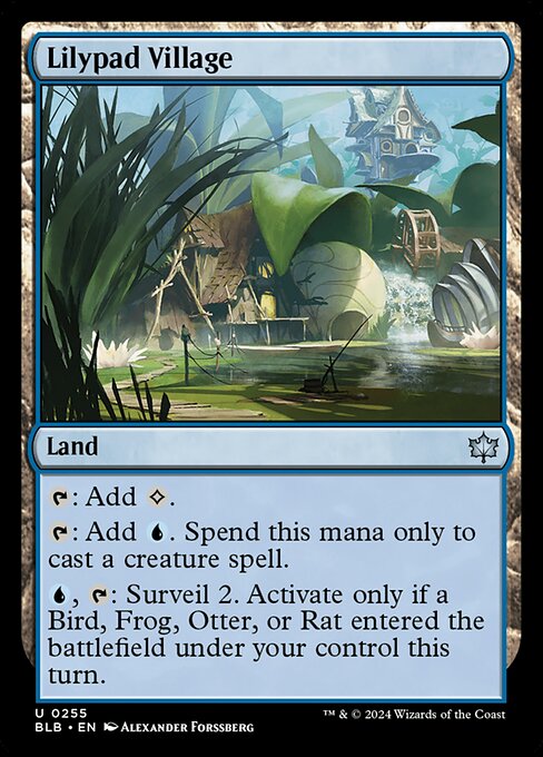 Lilypad Village (255) [Bloomburrow]