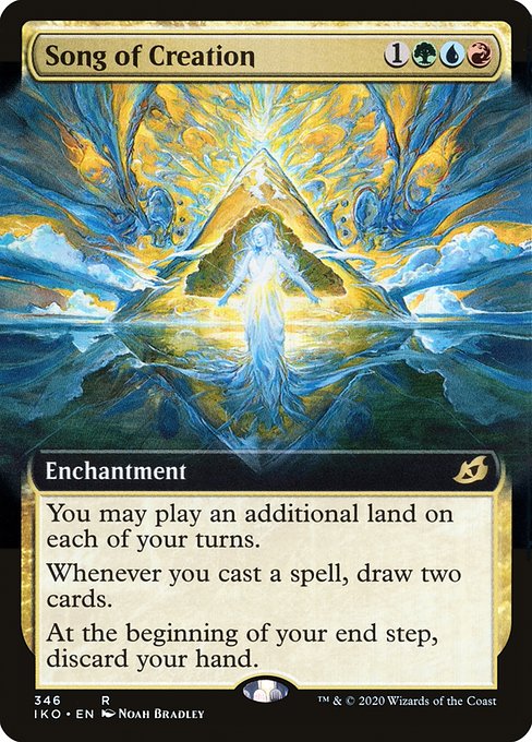 Song of Creation (346) [Ikoria: Lair of Behemoths] [Extended Art]